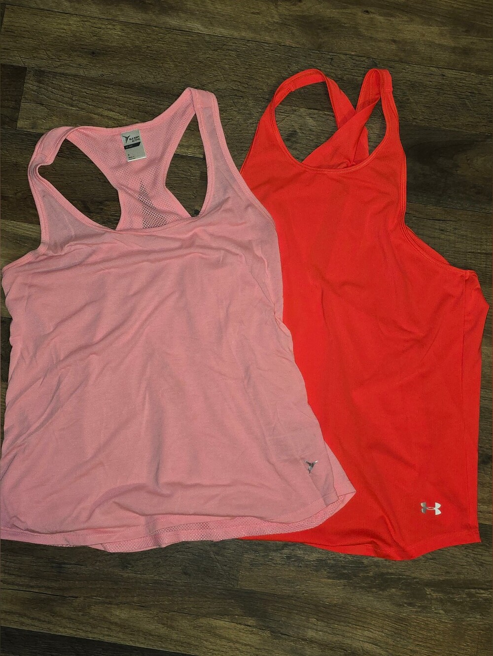 Women’s Pink & Red Racerback Tank Tops - Athletic Layering